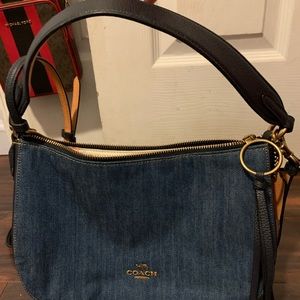 Coach denim Crossbody